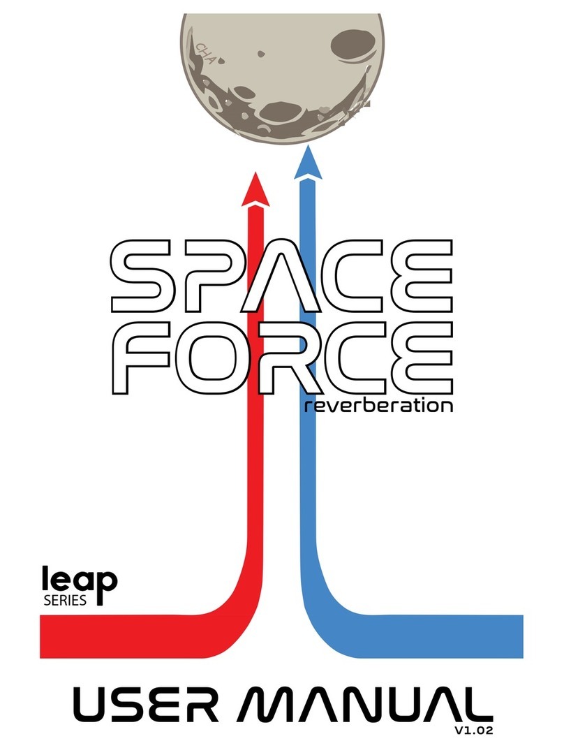 Alexander SPACE FORCE REVEBERATION LEAP Series user manual