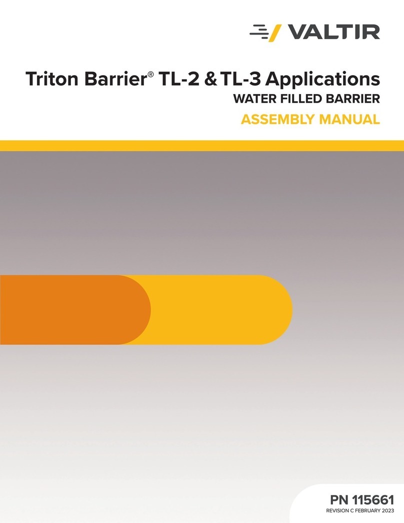 VALTIR Triton Barrier TL-2 Assembly manual