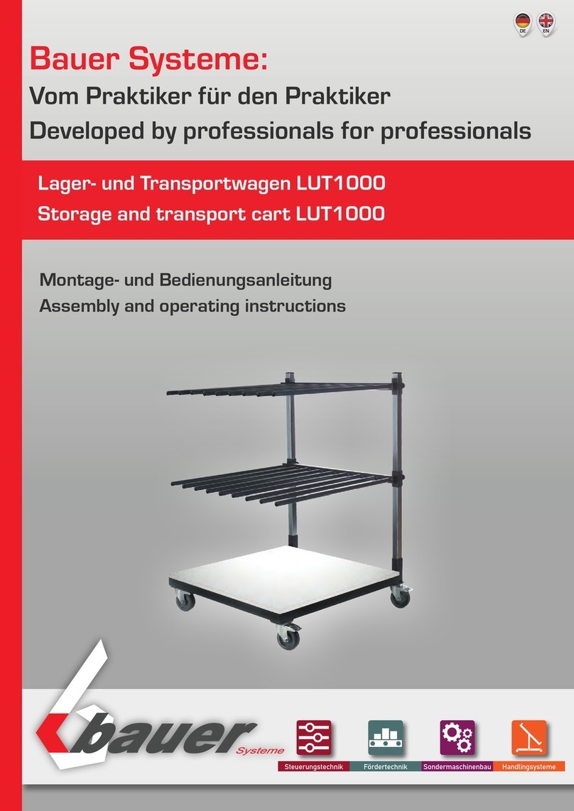 Bauer LUT1000 Assembly and operating instructions
