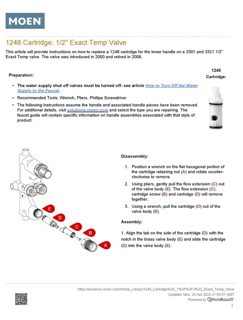 Moen 1248 User manual