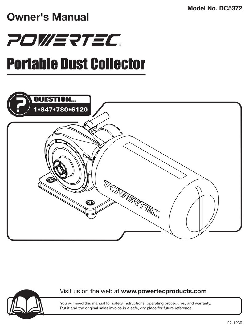 Power Tec DC5372 owner's manual
