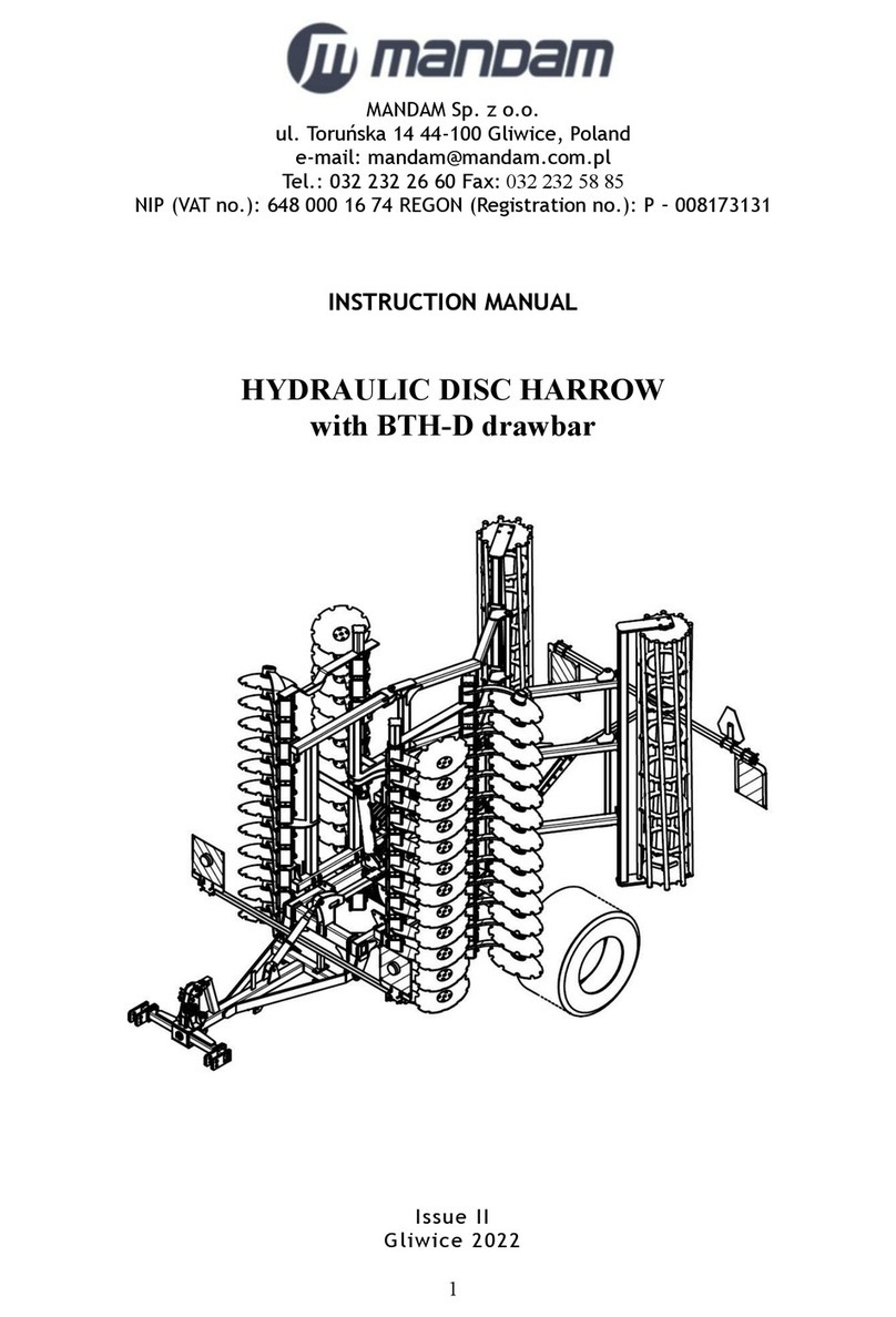 Mandam BTH-D instruction manual