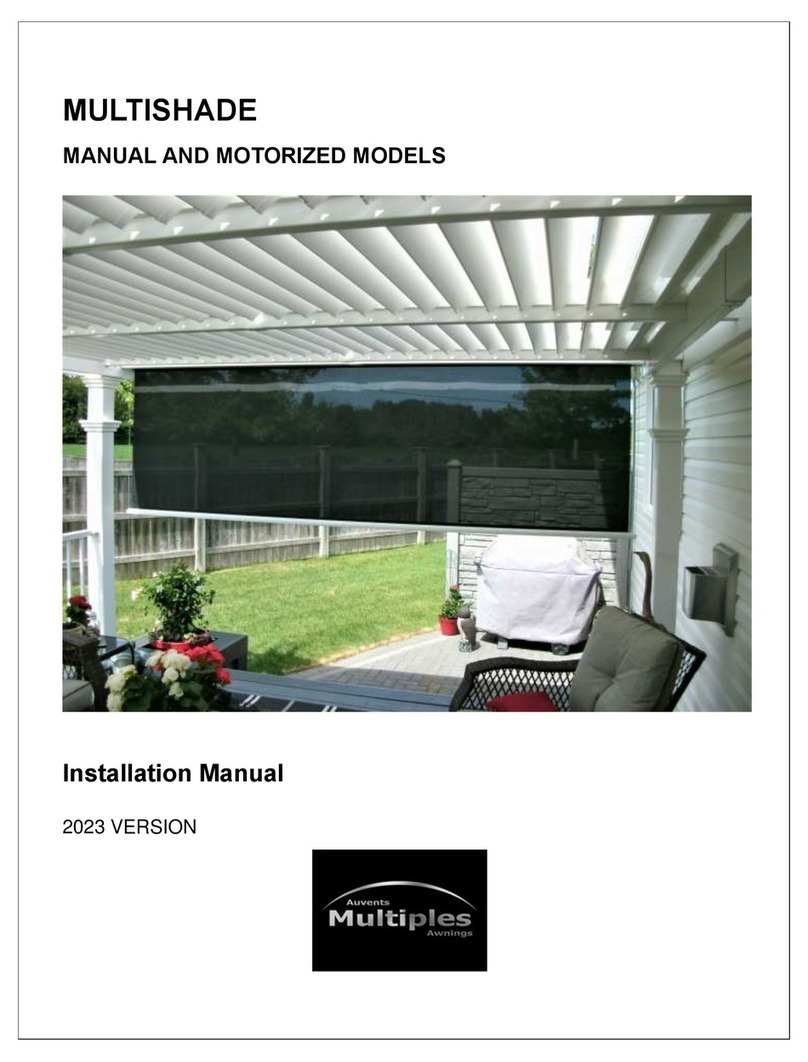Multiples MULTISHADE installation manual