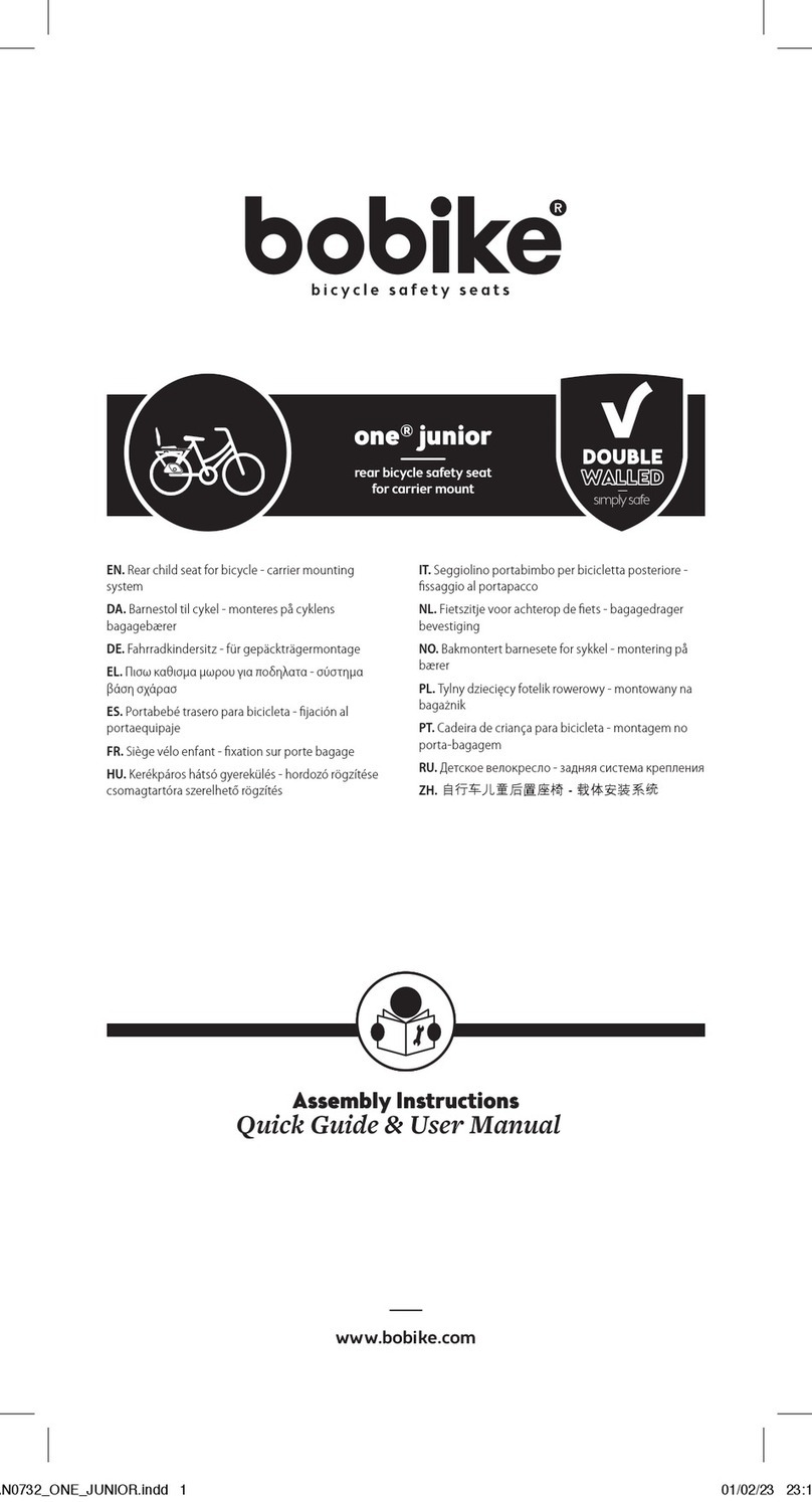 Bobike one junior User manual