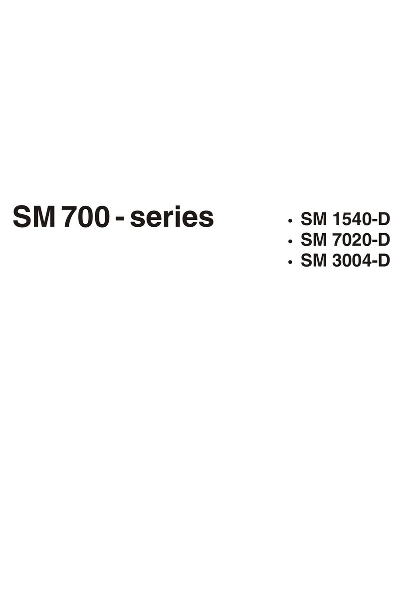 Delta Elektronika SM 700 Series User manual