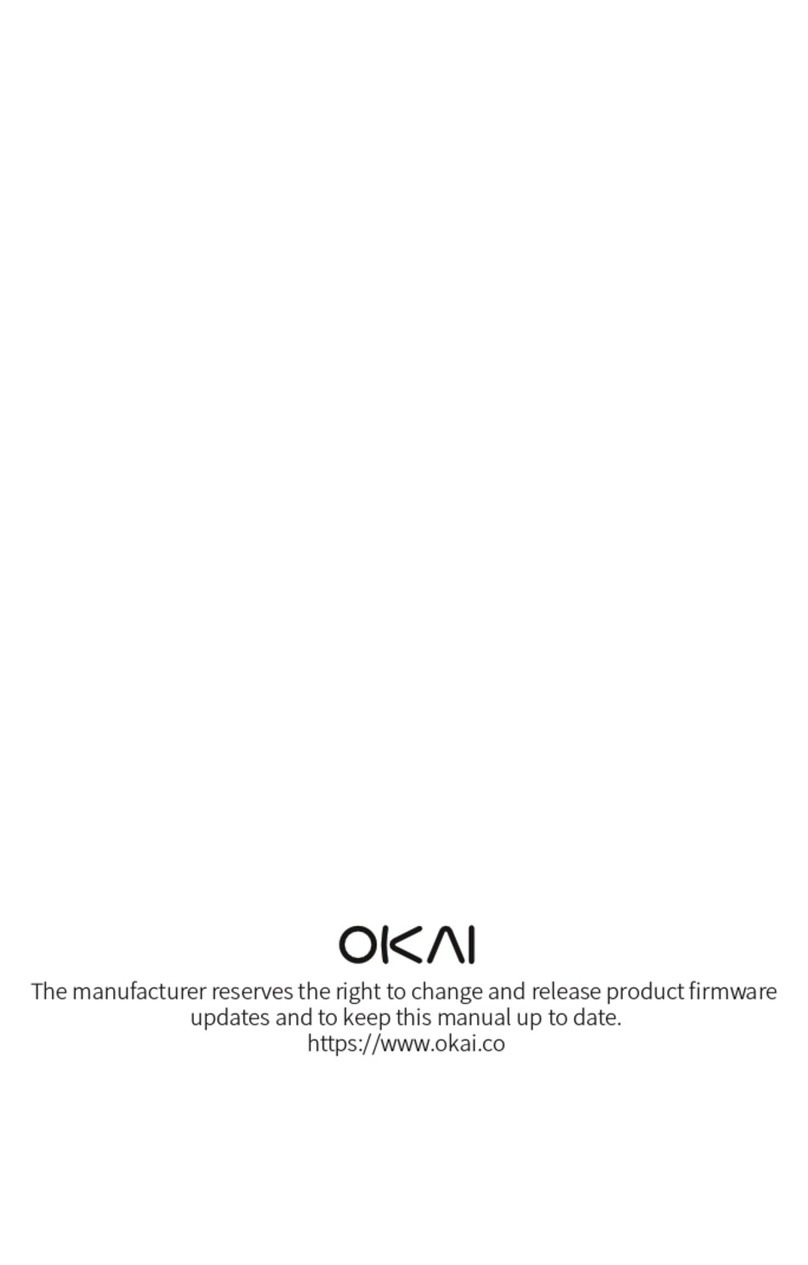 OKAI EB50 instruction manual