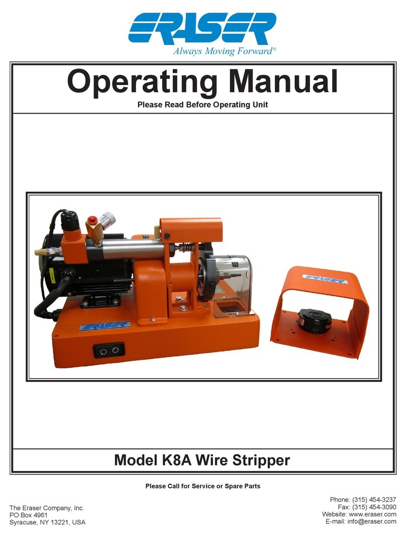 Eraser K8A operating manual