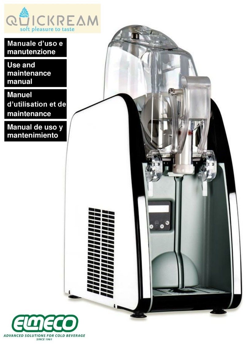 ELME QUICK CREAM Use and maintenance manual ELME QUICK CREAM Use and maintenance manual