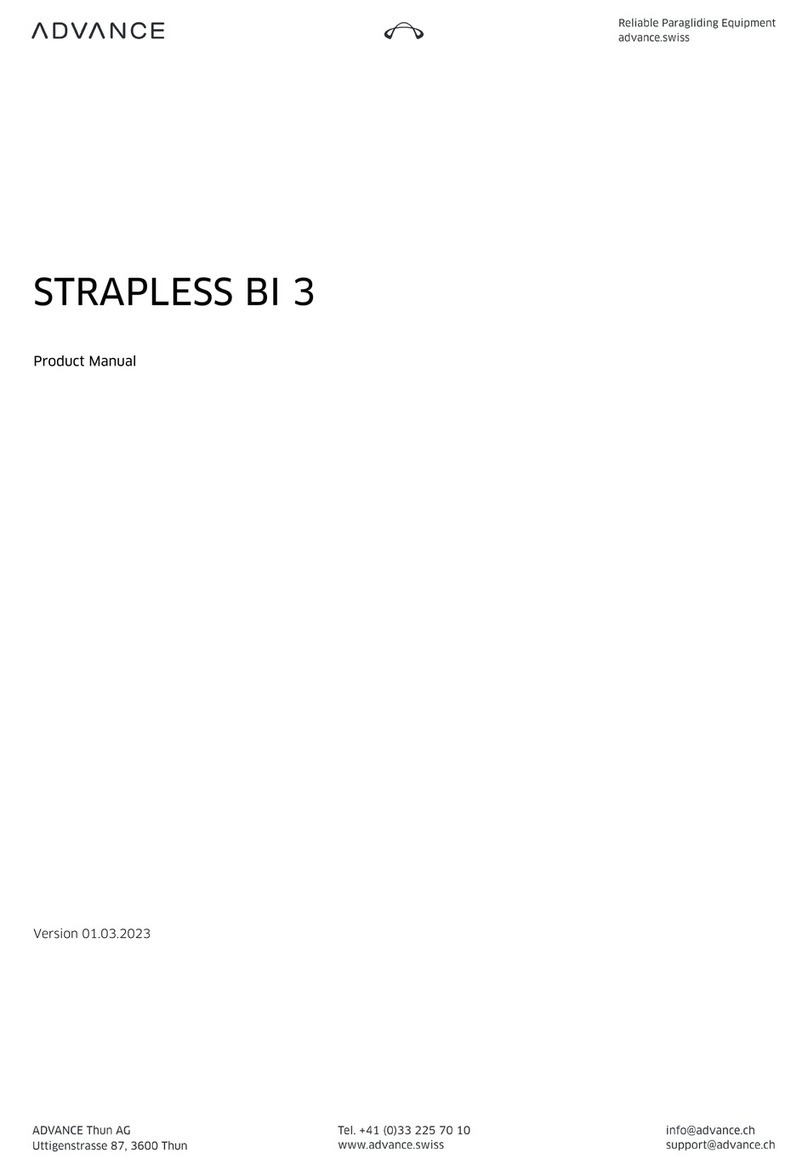 Advance acoustic STRAPLESS BI 3 product manual