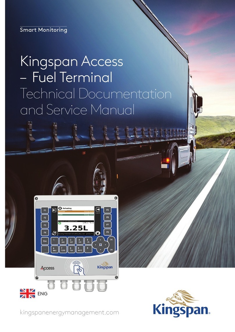Kingspan Access Fuel Terminal Service manual