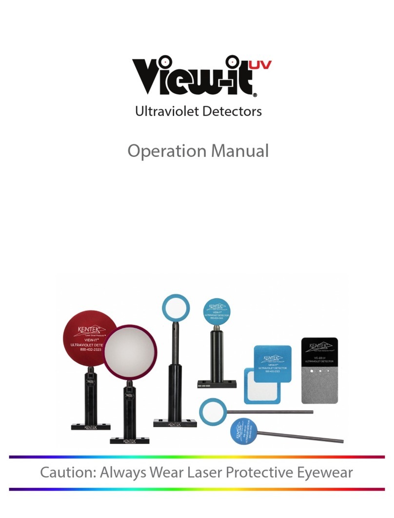 VIEW-it V2-UV-SET Operation manual
