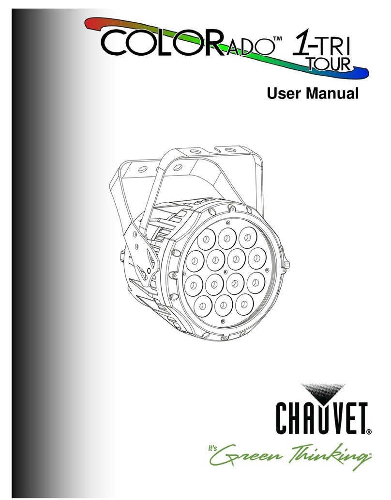 Chauvet DJ COLORado 1 Tri TOUR user manual