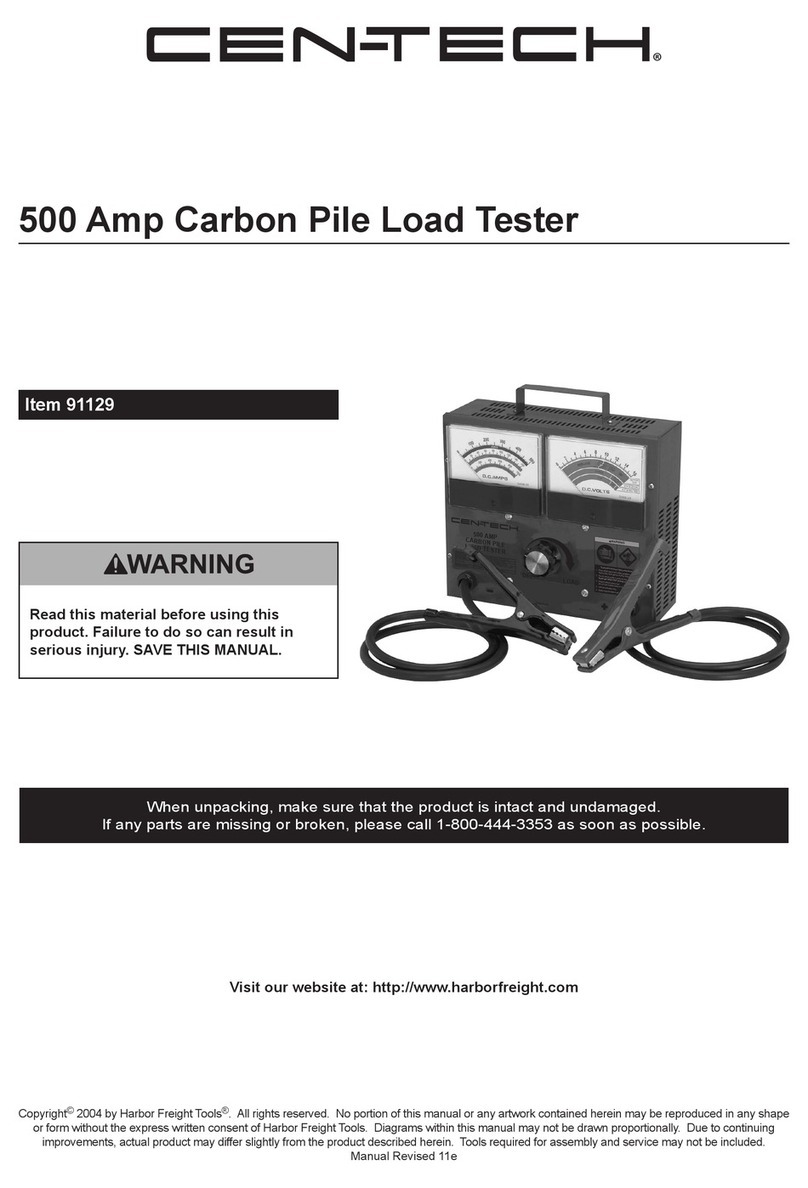 Centech 91129 quick start guide
