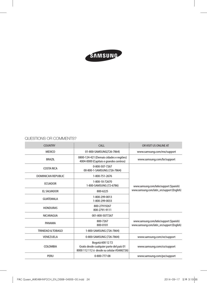 Samsung AM048HNPDCH Series User manual
