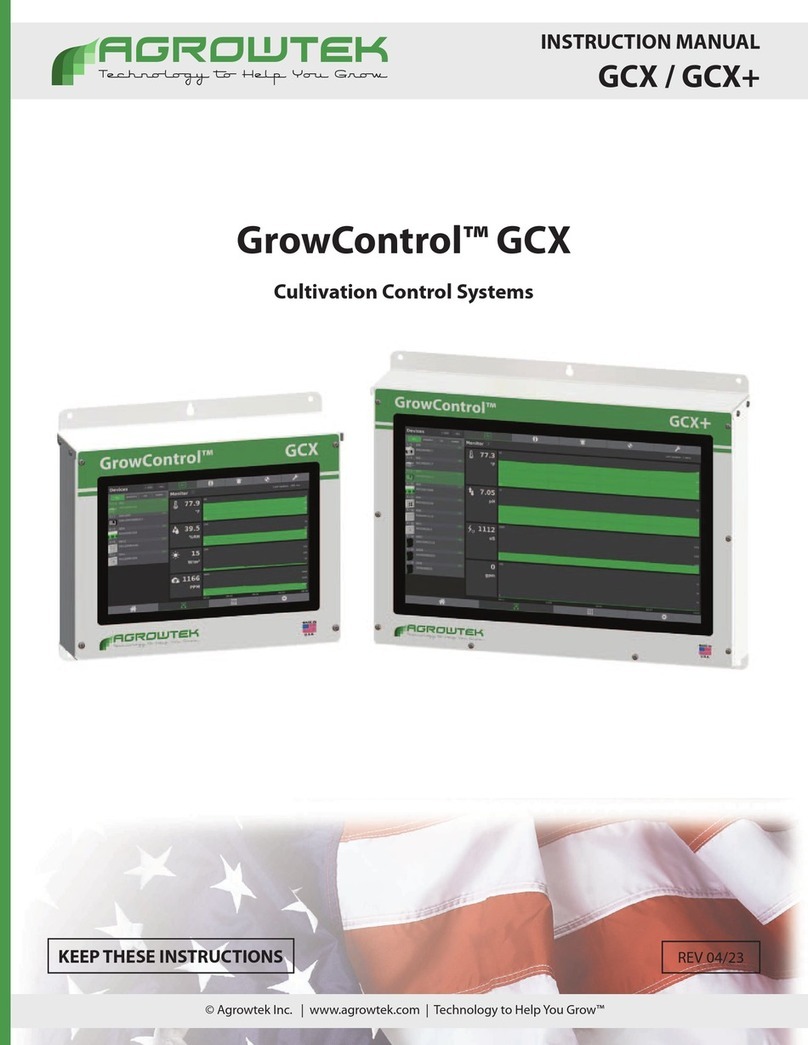 Agrowtek GrowControl GCX instruction manual
