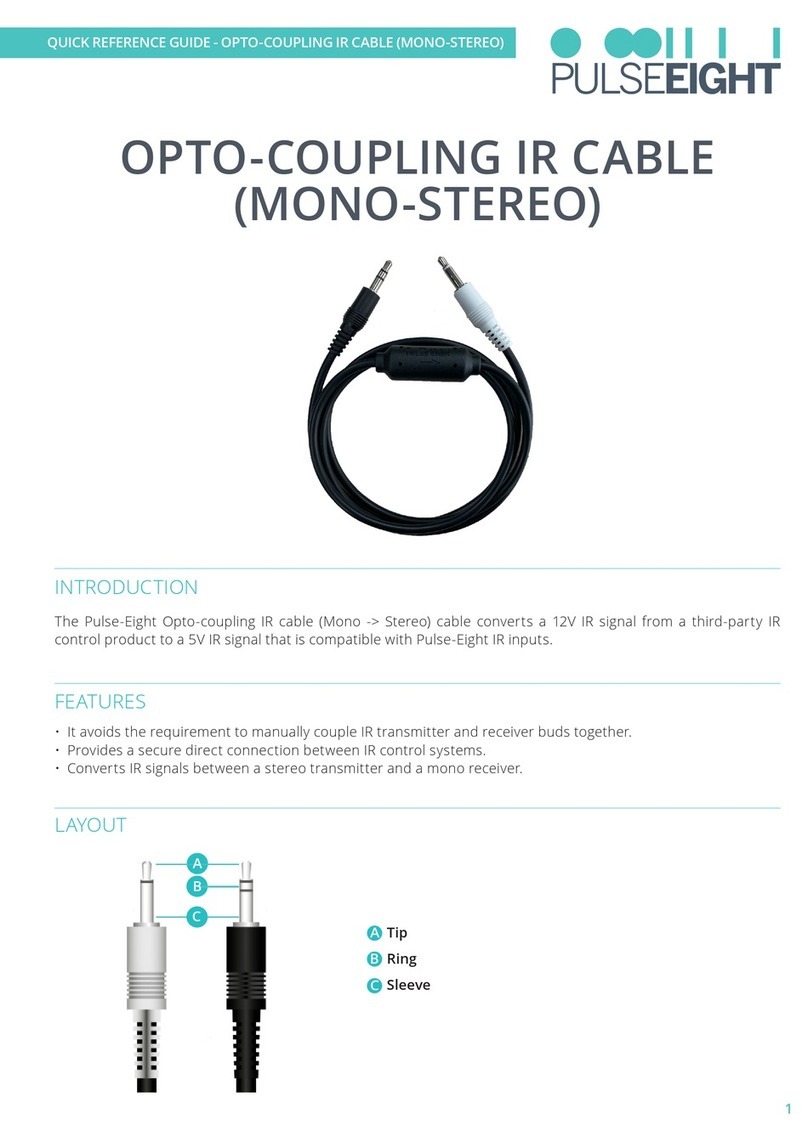 PULSEEIGHT MONO-STEREO Quick reference guide