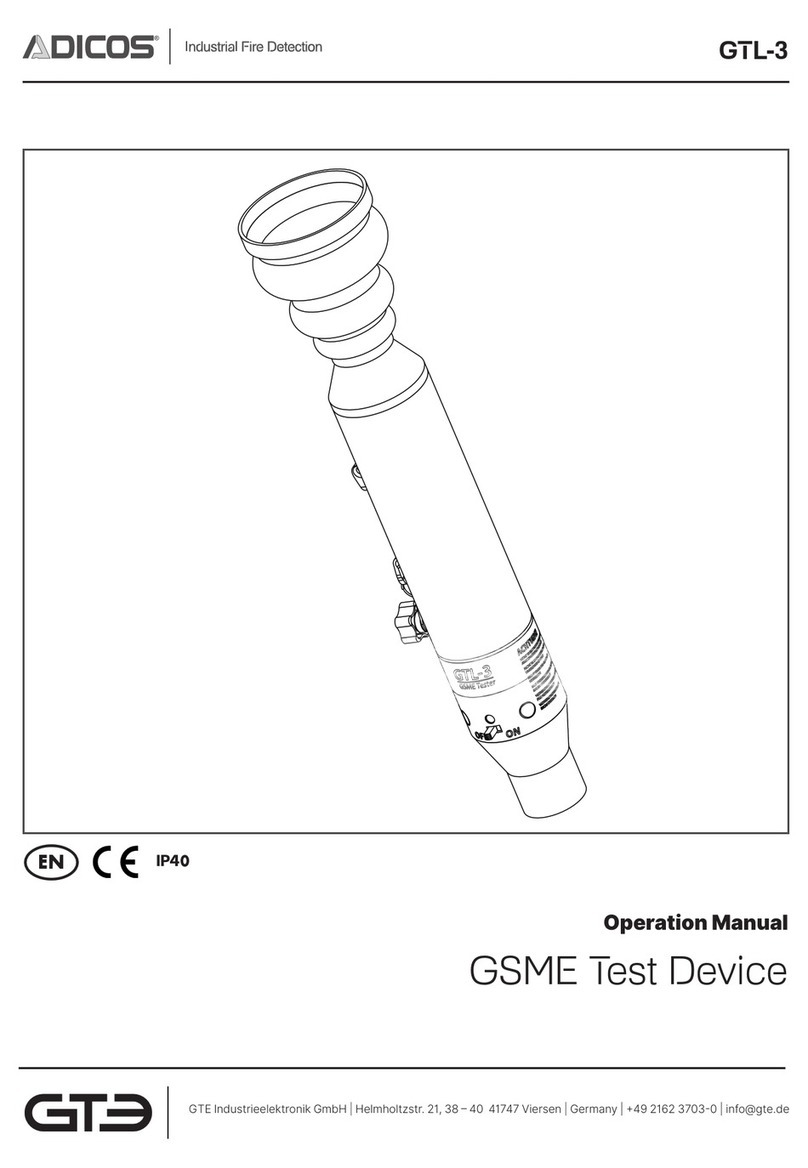 GTE Adicos GTL-3 Operation manual