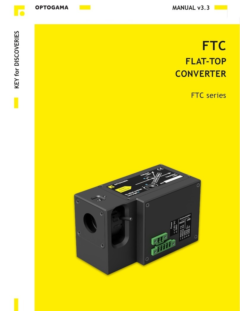 OPTOGAMA FTC Series manual