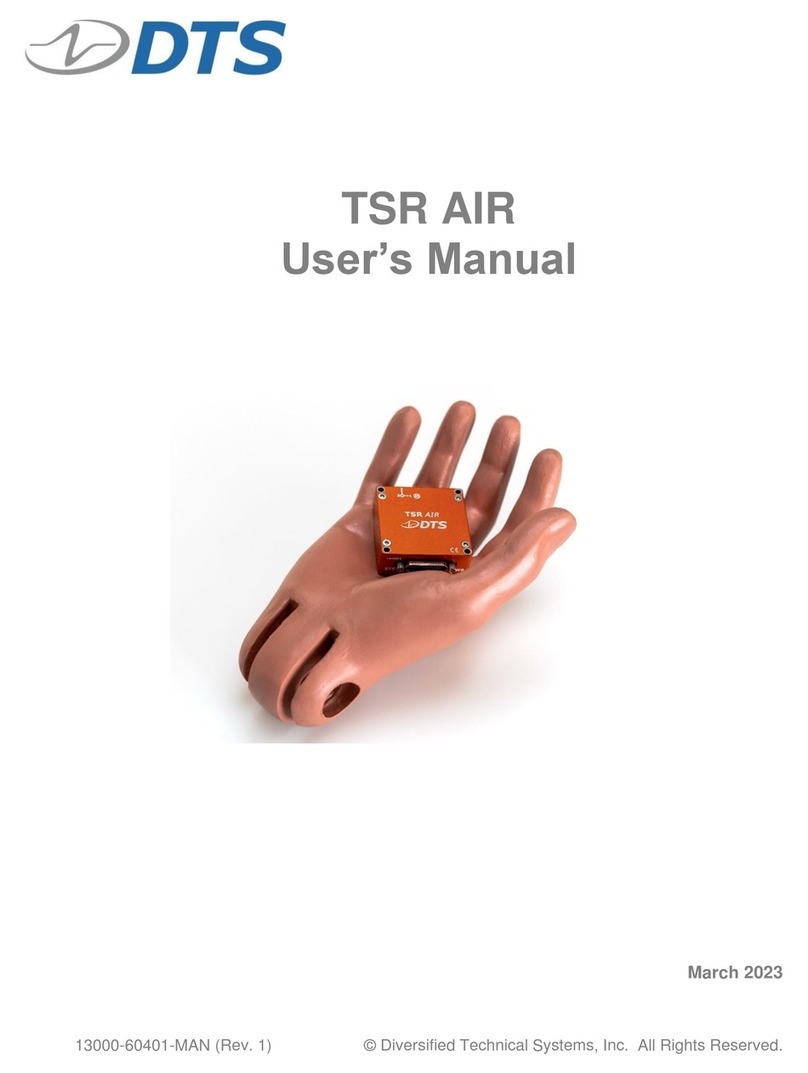 DTS TSR AIR user manual
