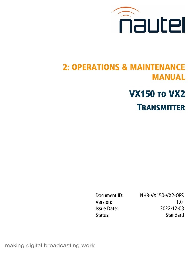 Nautel VX150 Manual