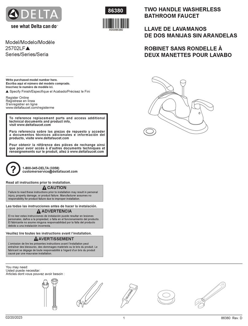 Delta DENIM 25702LF-ECO-R User manual