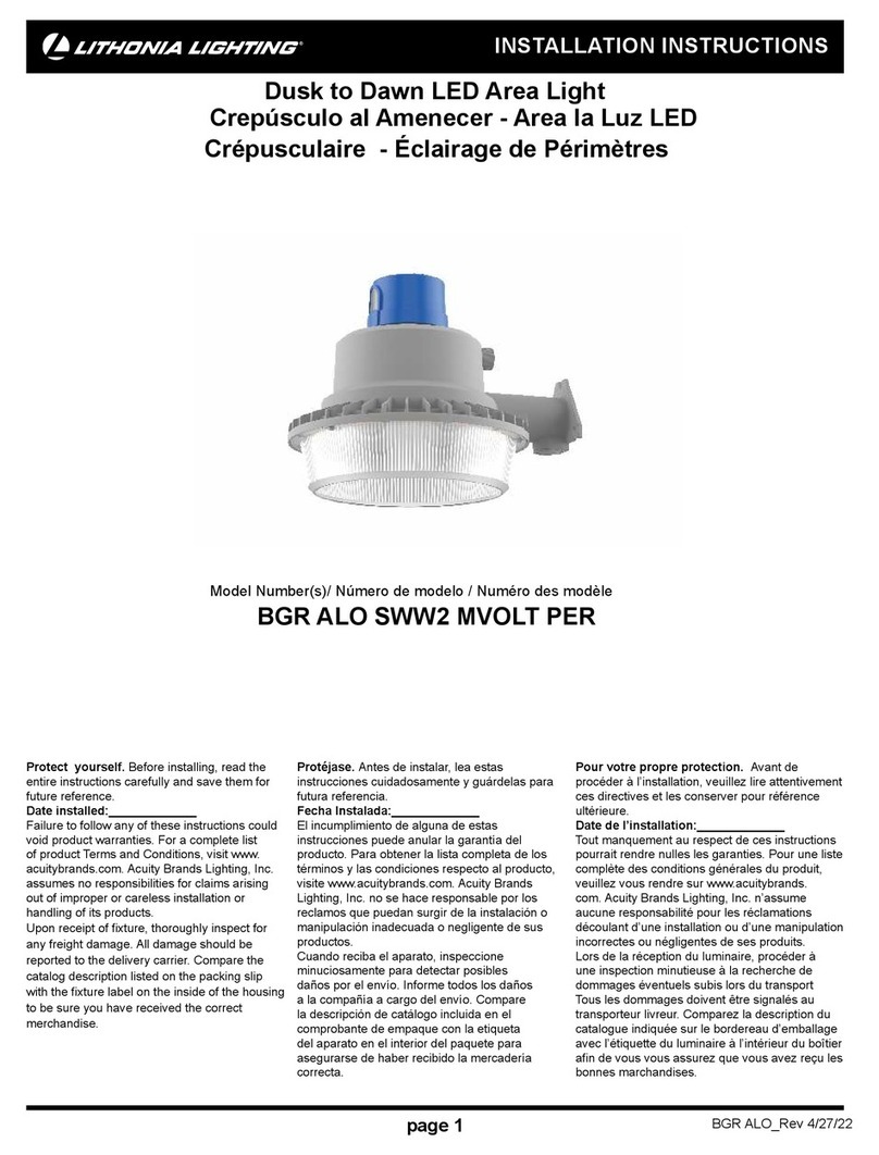Lithonia Lighting BGR ALO SWW2 MVOLT PER User manual