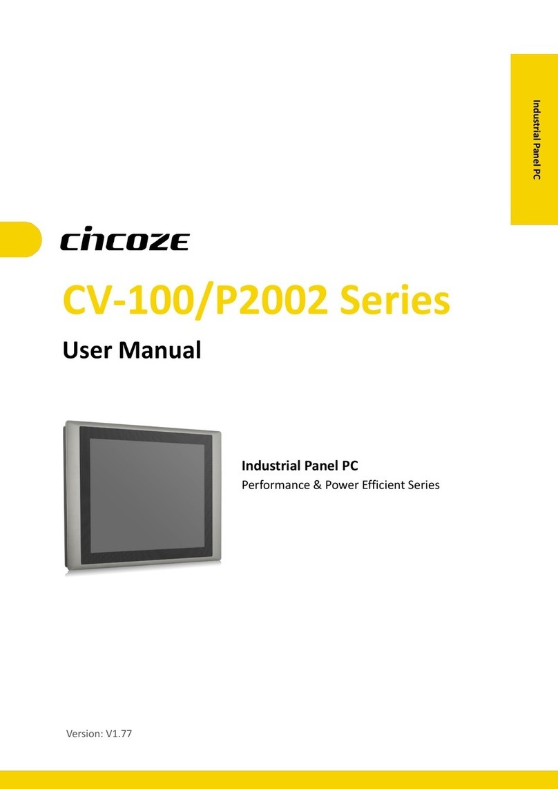 Cincoze CV-100/P2002 Series User manual