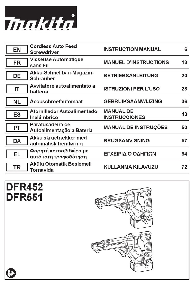 Makita DFR551ZJ User manual
