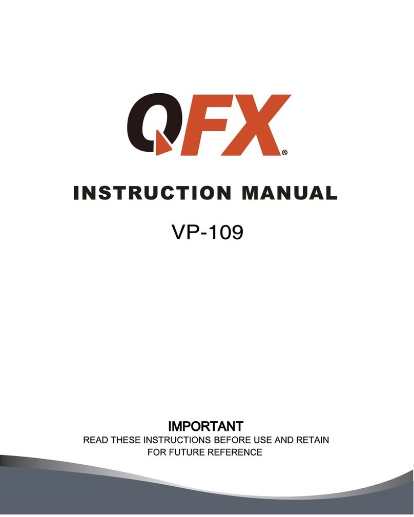 QFX VP-109 User manual