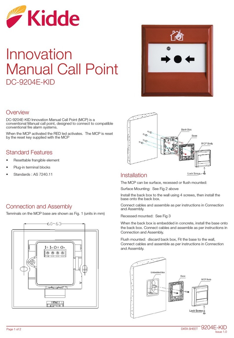 Kidde DC-9204E-KID quick start guide