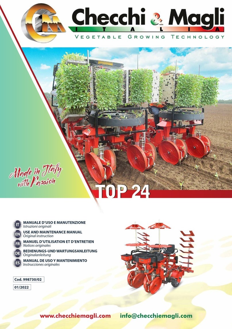 Checchi & Magli TOP 24 Use and maintenance manual