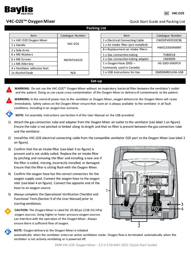 Baylis V4C-O2E quick start guide