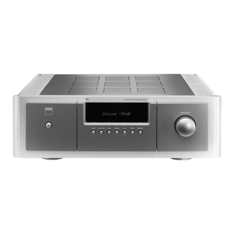 NAD M3e Installation and operating instructions