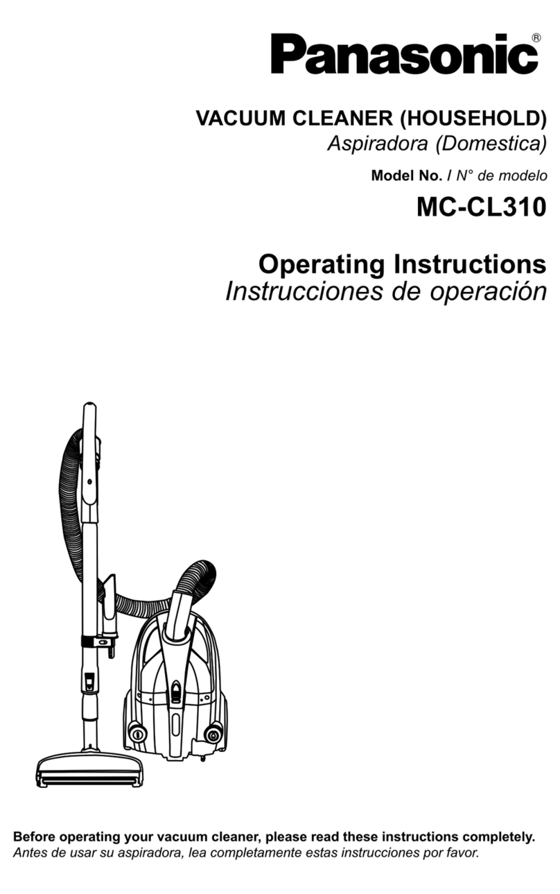 Panasonic MC-CL310 operating instructions