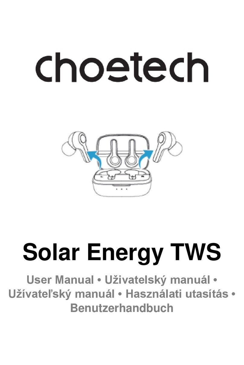 Choetech BH-T09 user manual