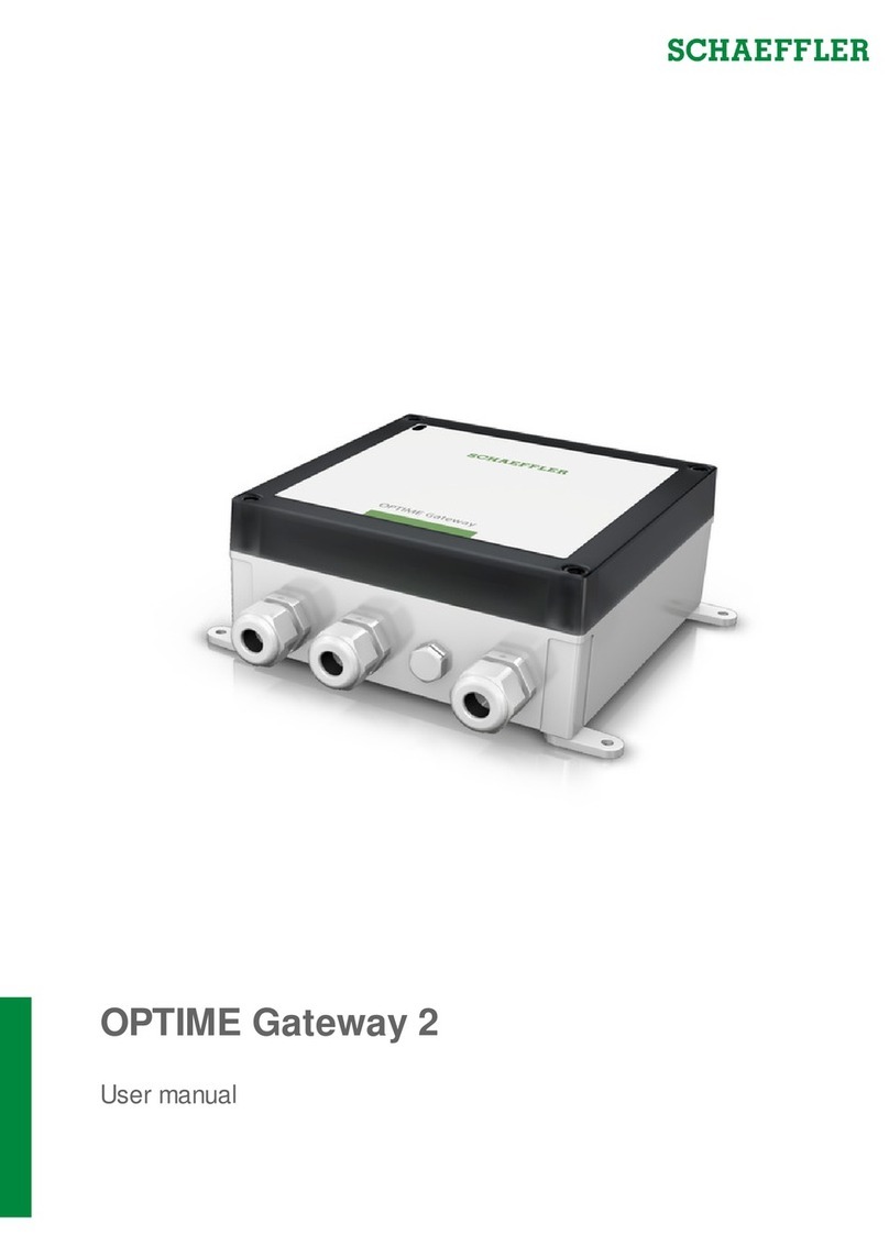 Schaeffler OPTIME Gateway 2 User manual Schaeffler OPTIME Gateway 2 User manual