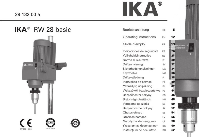IKA RW 28 basic operating instructions