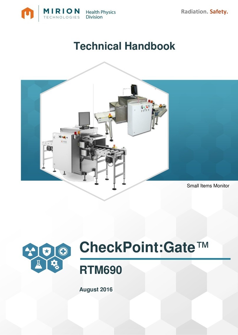 Mirion Technologies CheckPoint:Gate RTM690 Technical handbook