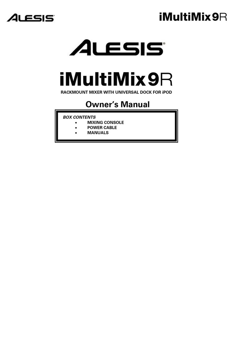 Alesis iMULTIMIX 9R User manual