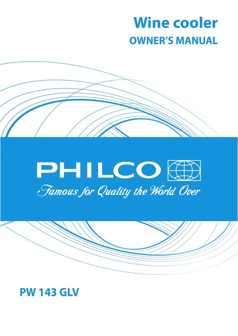 Philco PW 143 GLV owner's manual