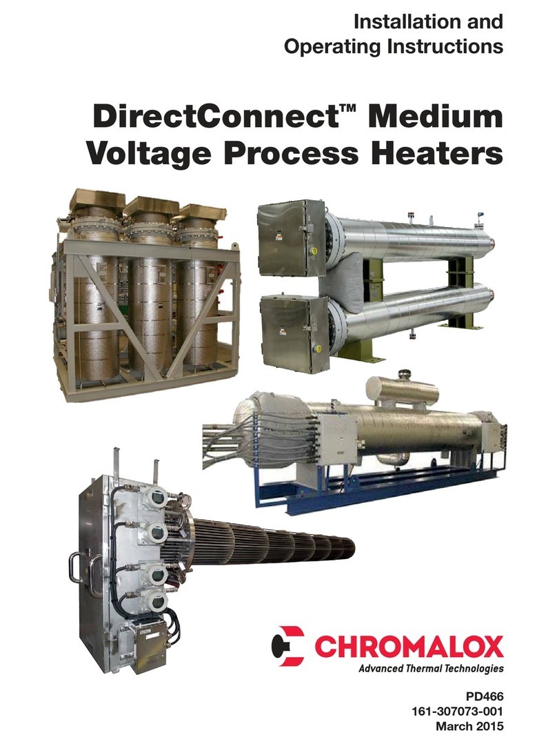 Chromalox DirectConnect Installation and operating instructions Chromalox DirectConnect Installation and operating instructions