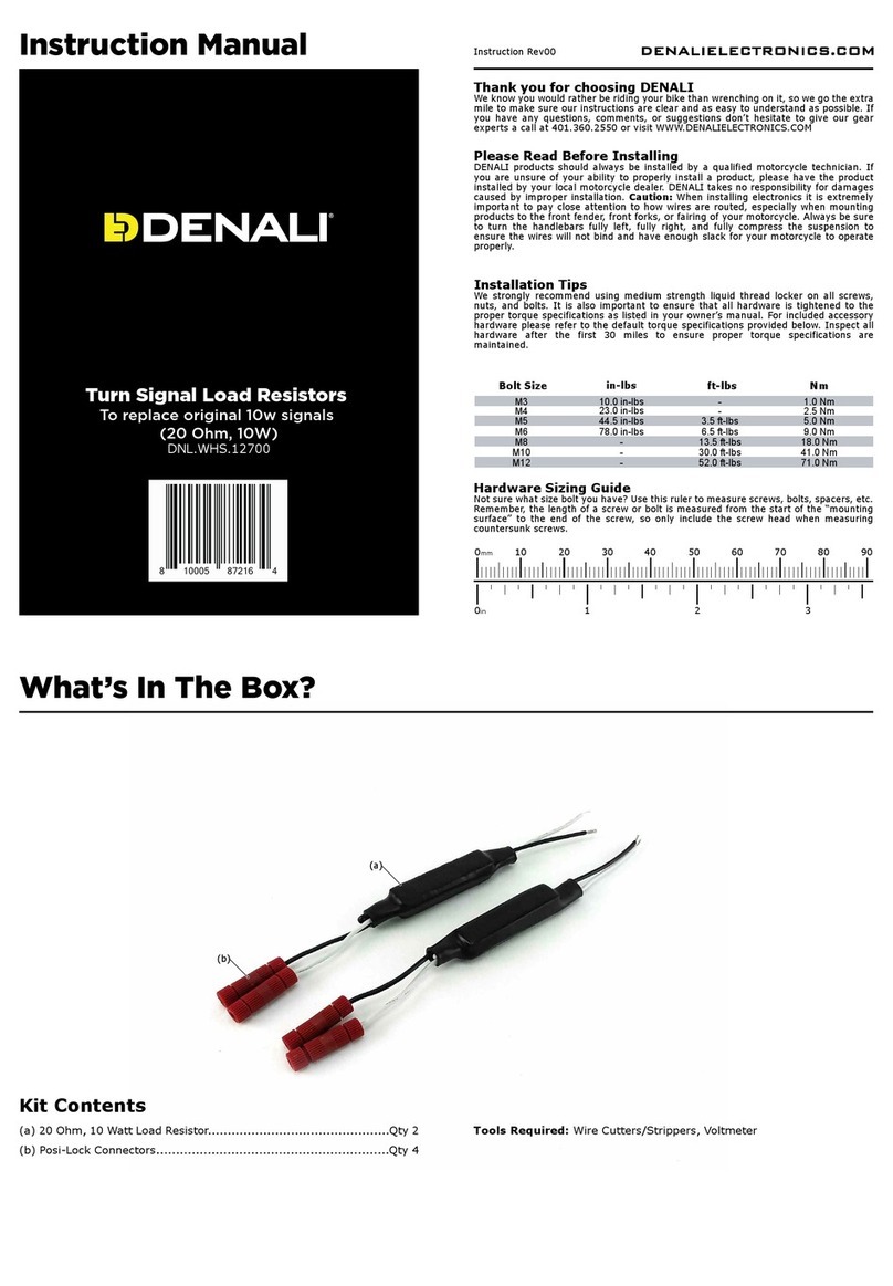 Denali DNL.WHS.12700 instructions