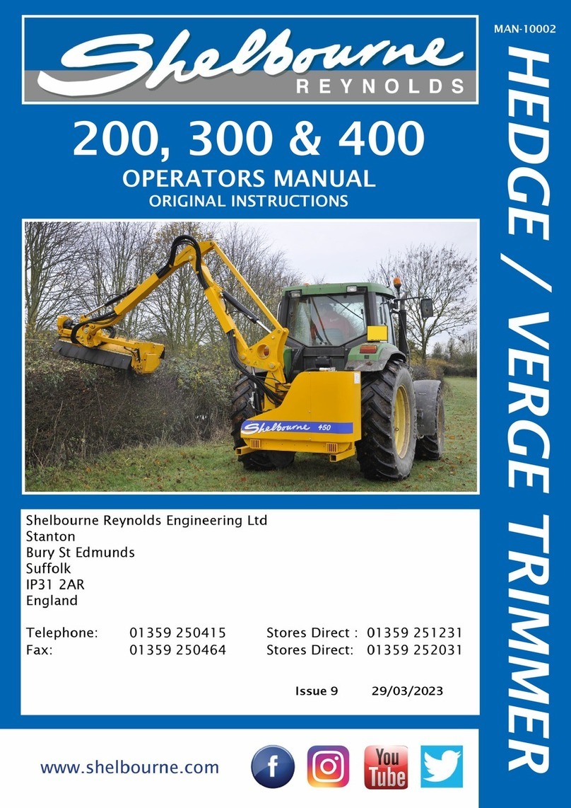 Shelbourne Reynolds 200 Operator's manual