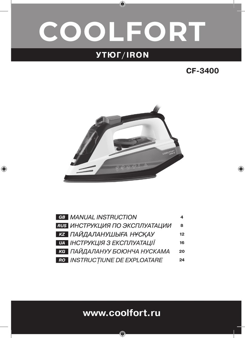 COOLFORT CF-3400 Manual instruction