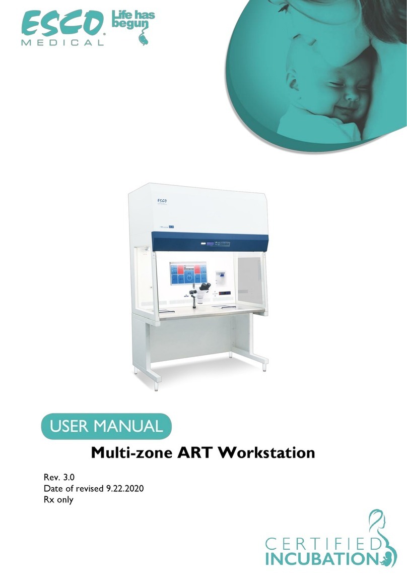 Esco Multi-zone ART Workstation user manual