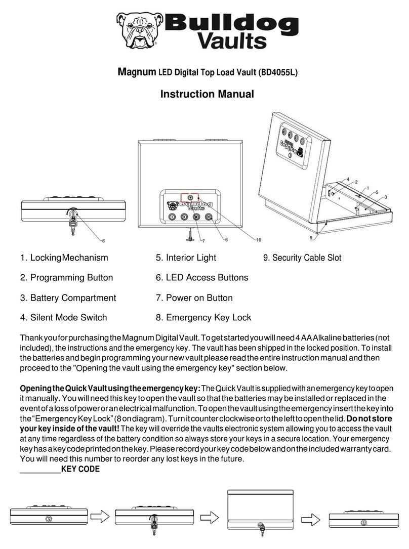 Bulldog Security Magnum BD4055L User manual