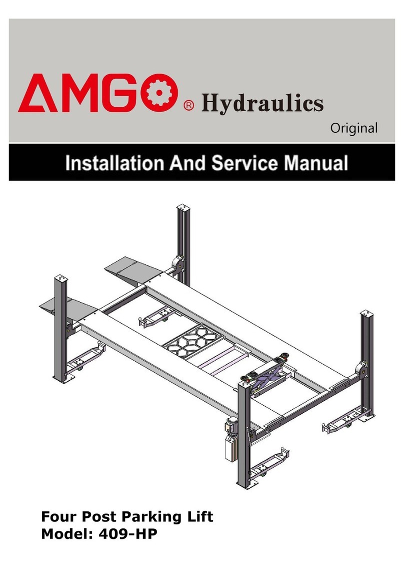 AMGO 409-HP Installation and service manual AMGO 409-HP Installation and service manual