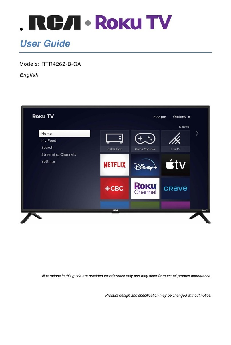 RCA RTR4262-B-CA User manual