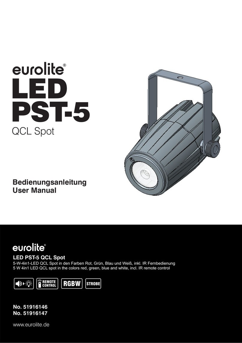 EuroLite LED PST-5 User manual