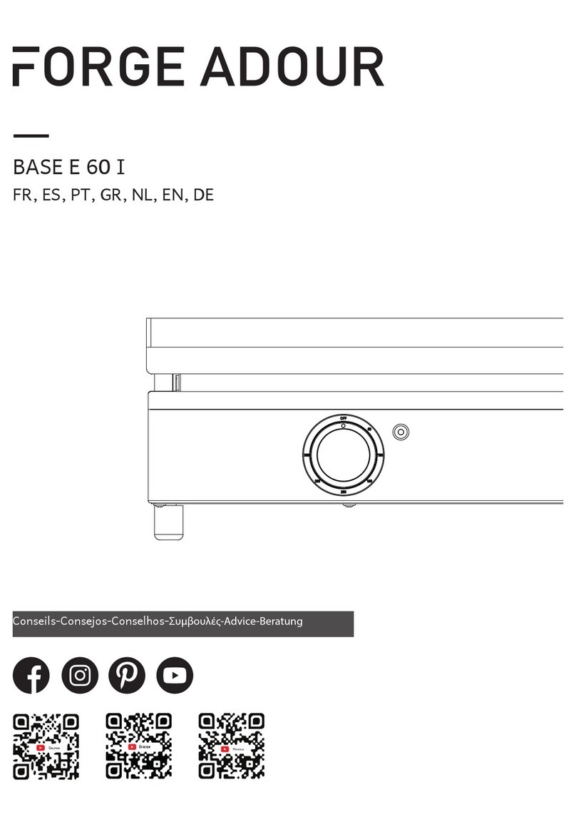 FORGE ADOUR BASE E 60 I User manual